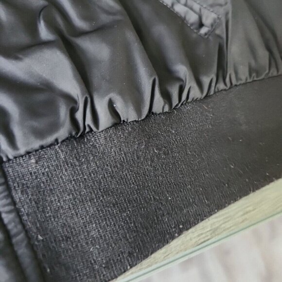 TORRID Black Whatever 92 Love Oh Yeah Patch Bomber Zip Up Jacket Coat Size 1/XL - Picture 9 of 15